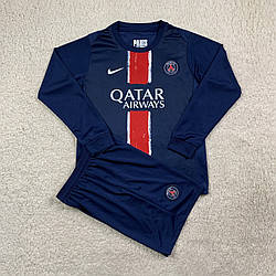 Дитяча футбольна форма ПСЖ довгий рукав 2024-25
