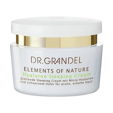 Нічний крем з мікро-гіалуроном Dr. Grandel Elements of Nature Hyaluron Sleeping Cream, 50 мл, фото 1