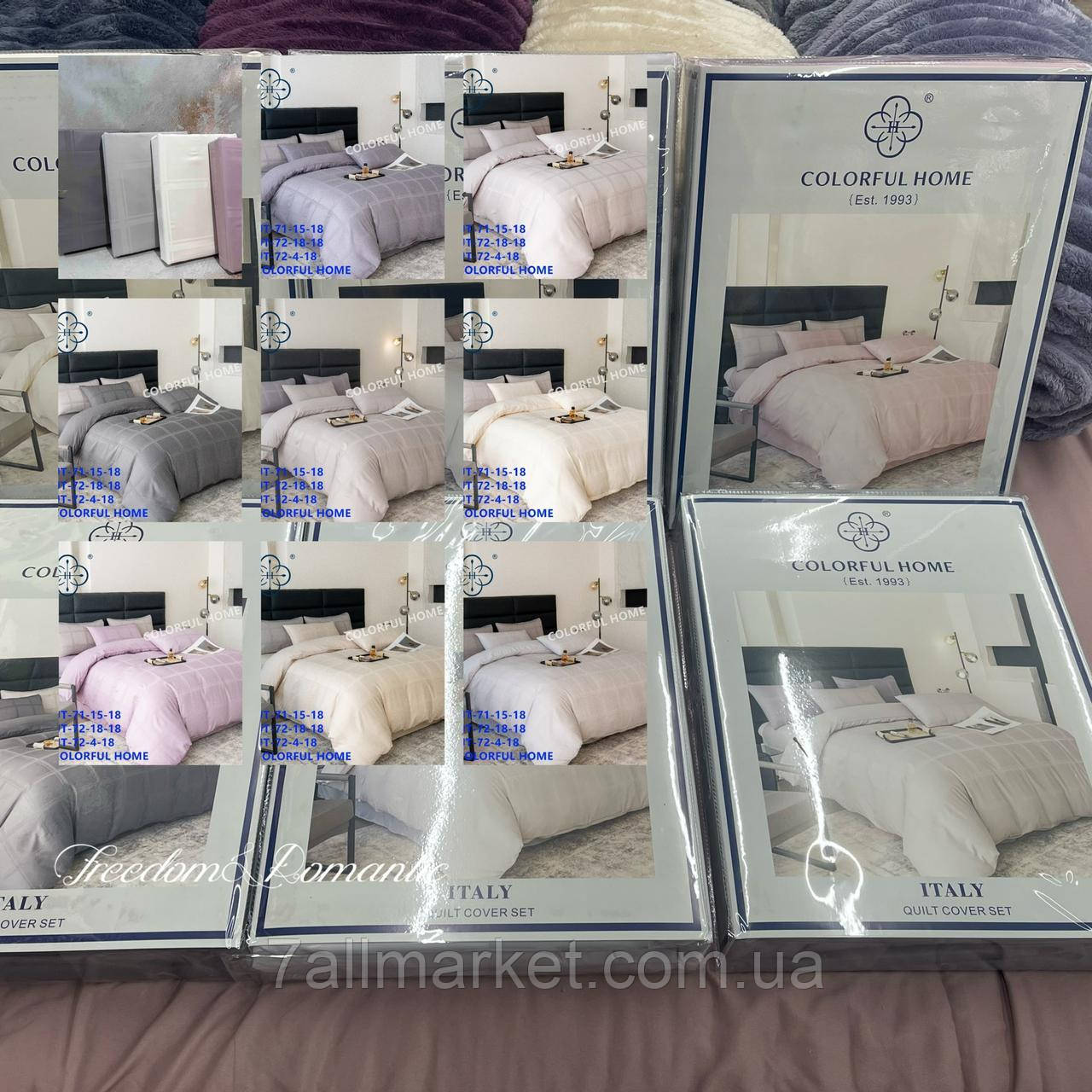 Комплект постільної білизни бавовна розмір 200*230 см (мікс) "POSTELKA" недорого від прямого постачальника