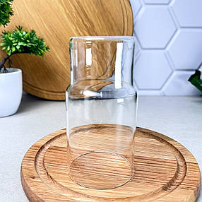 Стакан низький штабельований 350 мл Боросилікатне скло, фото 2