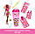 Лялька Барби перевтілення Barbie Pop Reveal Doll Bubble Tea Series Berry Bliss, фото 3