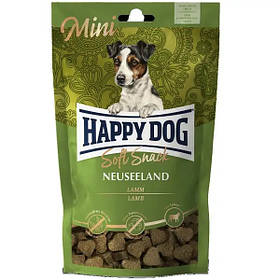 М'ясні снеки  для собак дрібних порід  Happy Dog SoftSnack Mini Neuseeland з ягням і рисом, 100 г