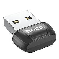 Адаптер Bluetooth USB Hoco UA18 5.0 чорний для підключення колонок, навушників та інших пристроїв