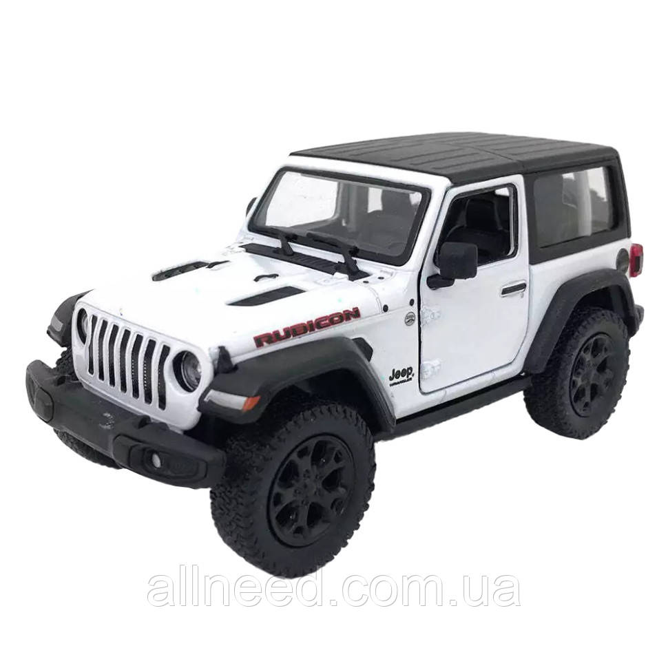 Модель автомобіля "Jeep Wrangler" KT5412WB (White) масштаб 1:34
