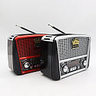 Радіоприймач акумуляторний 3в1, з Bluetooth, ліхтарем, / Фм радіоприймач / Портативний радіоприймач, фото 9
