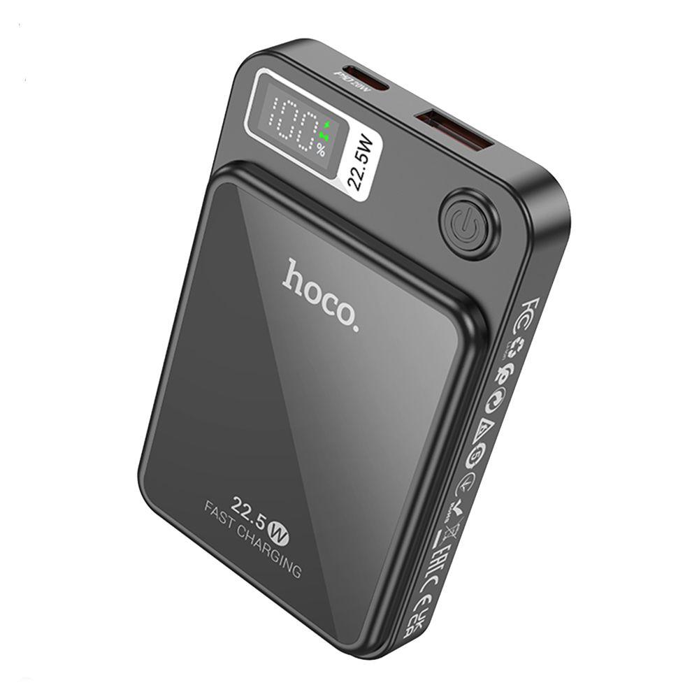 Універсальна Мобільна Батарея Power Bank Hoco DB40 River magnetic Wireless charging 5000mAh Колір Чорний