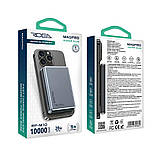 Мобільна Батарея Ridea RP-M10 MAGPRO QC/PD 20W, QI 15W with Magnetic 10000mAh Колір Титан, фото 4