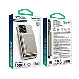 Мобільна Батарея Ridea RP-M10 MAGPRO QC/PD 20W, QI 15W with Magnetic 10000mAh Колір Титан, фото 5