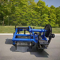 Картоплекопалка для мототрактора ремінна зігнута з активним ножем посилена. Копач мототракторна