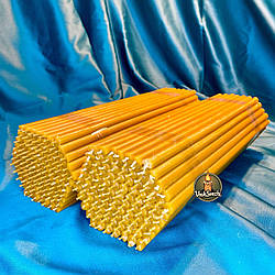 Набір із 2 упаковок середніх товстих воскових свічок (100 шт. в уп.) для дому та молитви з медовим ароматом