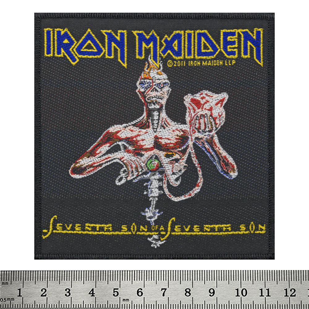 Нашивка ткана IRON MAIDEN - SEVENTH SON (ofp-140), фото 1