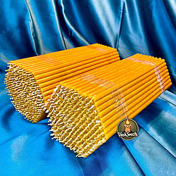 Набір із 2 упаковок середніх стандартних воскових свічок (200 шт. в уп.) для дому та молитви з медовим ароматом