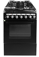 Плита газоелектрична FLG5612MB чорна Grunhelm верх газ +духовка электро