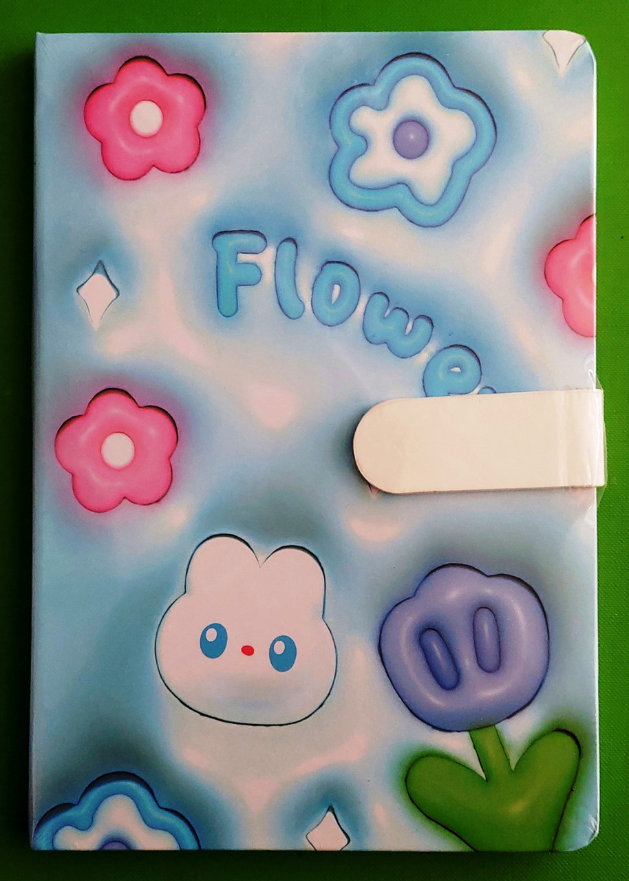 Канц Блокнот 80арк ”WB” /5203/ магніті, обкладинка з 3Д ефектом 70г/м2 #