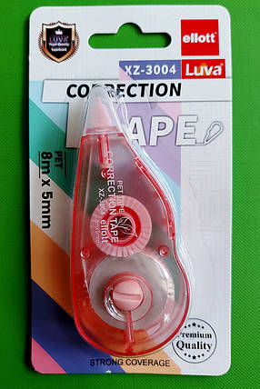 Канц Коректор стрічковий  ”Ellot” /ET-3004/ 8м*5мм (1/24/576), фото 1