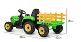 Трактор Bambi M 4479EBLR с причіпом р/у 2 х 35W, фото 9