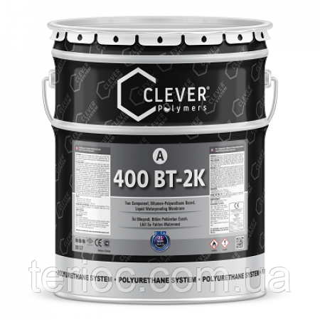 CLEVER BASE 400 BT — Двокомпонентна бітумно-поліуретанова гідроізоляція