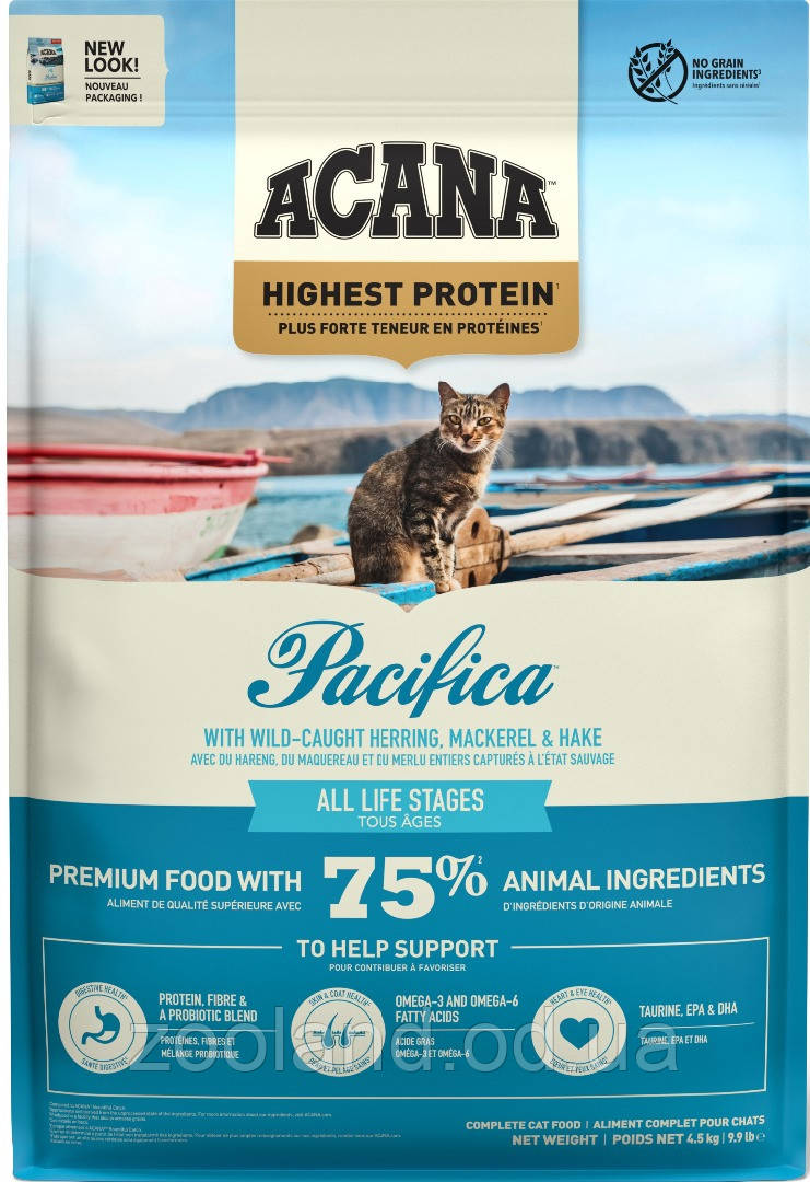 A64118 Acana Pacifica Cat, 1,8 кг