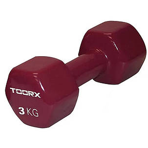 Гантель для фітнесу Toorx Vinyl 3 кг (MV-3), фото 1