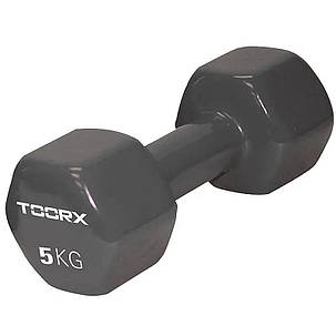 Гантель для фітнесу Toorx Vinyl 5 кг (MV-5), фото 1