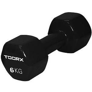 Гантель для фітнесу Toorx Vinyl 6 кг (MV-6), фото 1