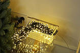 LED гірлянда 300 діодів золотий, 14м + 3м, фото 5