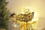LED гірлянда 800 діодів золотий, 37м + 3м, фото 9