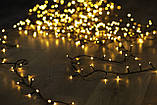 LED гірлянда 500 діодів золотий, 24м + 3м, фото 9