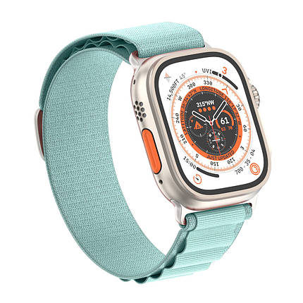 Ремешок Polyester ArmorStandart Alpina Band для Apple Watch 42 (Series 10)/41/40/38 Light Blue (ARM81048), фото 2