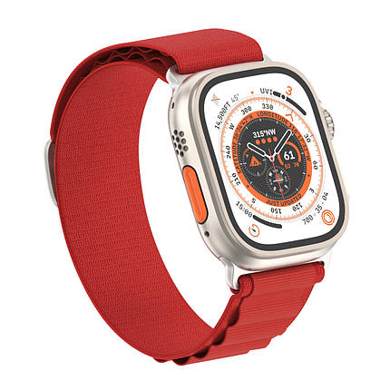Ремешок Polyester ArmorStandart Alpina Band для Apple Watch 42 (Series 10)/41/40/38 Red (ARM81046), фото 2