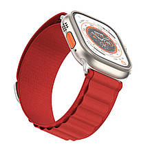 Ремешок Polyester ArmorStandart Alpina Band для Apple Watch 42 (Series 10)/41/40/38 Red (ARM81046), фото 3