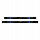 Турнік розсувний 4FIZJO Basic 61.5-100 см Black/Blue (P-5905973402705), фото 11