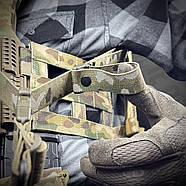 Ремінь збройовий RAGNAROK триточковий із широким наплічником "KRAKEN" sling Мультиким, фото 7