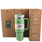 Термос термочашка Stanley Quencher H2.0 Tumbler з нержавіючої сталі 1,18 л Jade Green KT6007813, фото 5