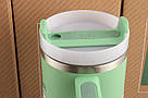 Термос термочашка Stanley Quencher H2.0 Tumbler з нержавіючої сталі 1,18 л Jade Green KT6007813, фото 6