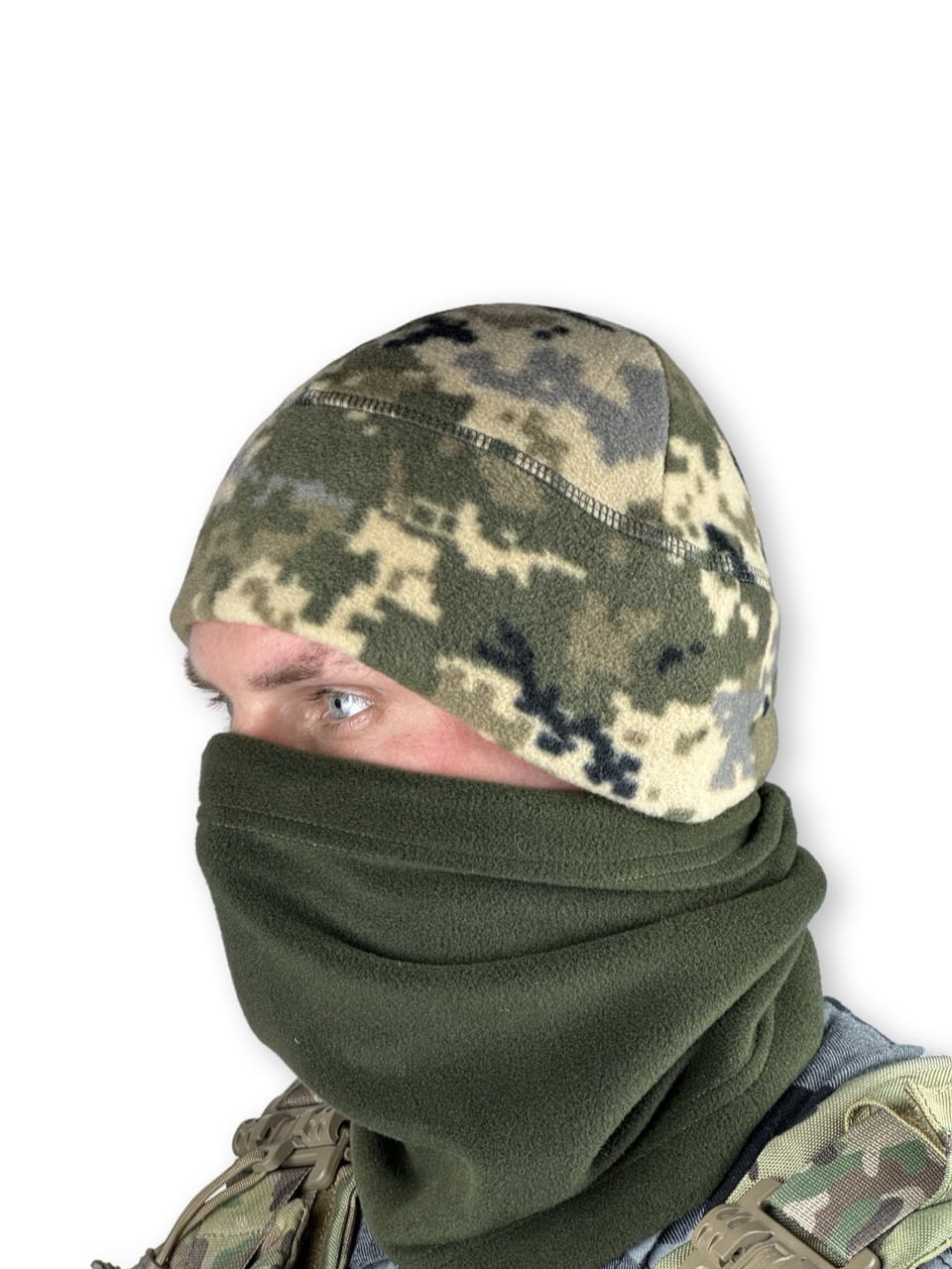 Шапка TTX Fleece — тепла та легка флісова шапка, Піксель, фото 1