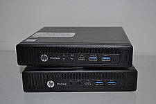 Б/в Неттоп HP ProDesk 600 G2 Mini PC USFF| Core i3-6100T| 8 GB RAM| 250 GB HDD| HD 530 + Блок живлення, фото 3