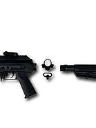 Двостороння база під QD антабку на ресивер колір Чорний, фото 4