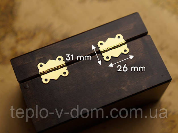 Петля накладна. Фіксатор. 31х26мм