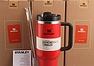 Термос термочашка Stanley Quencher H2.0 Tumbler з нержавіючої сталі 1,18 л Neon Orange KT6007816, фото 7