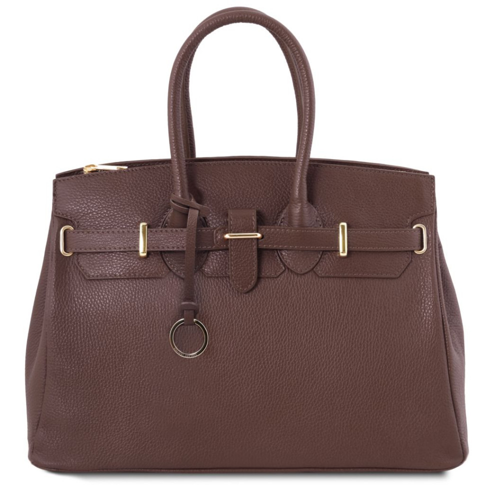 TL Bag Шкіряна сумка жіноча Tuscany TL141529 (Coffee)
