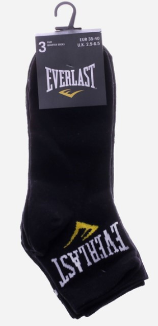 Шкарпетки Everlast QUARTER SOCKS 3 PAIR