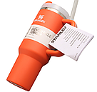 Термос термочашка Stanley Quencher H2.0 Tumbler з нержавіючої сталі 1,18 л Tigerlily KT6007819, фото 3