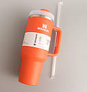 Термос термочашка Stanley Quencher H2.0 Tumbler з нержавіючої сталі 1,18 л Tigerlily KT6007819, фото 7