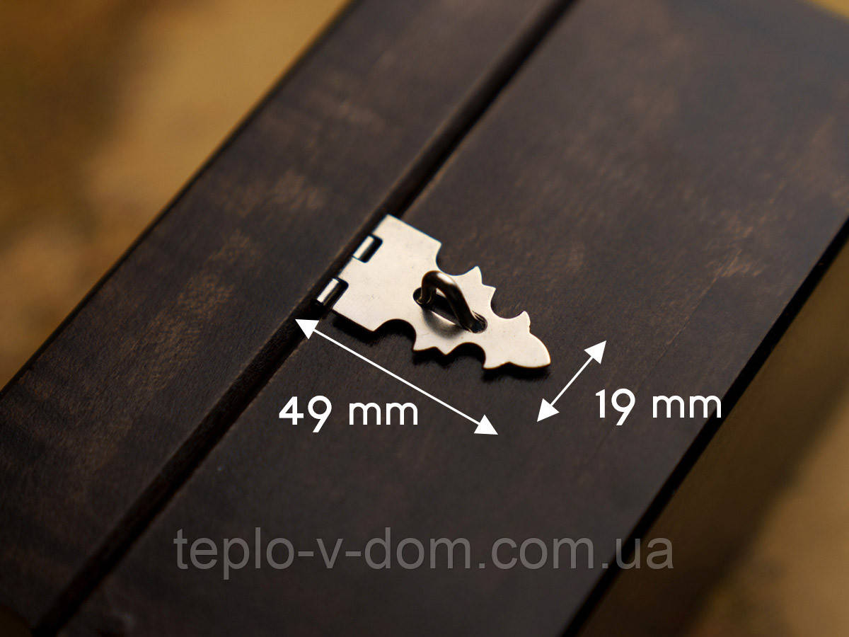 Замок під колодку. Колір "срібло". 49х19мм