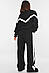 Спортивний костюм жіночий полар фліс чорного кольору р.1 195819M, фото 3