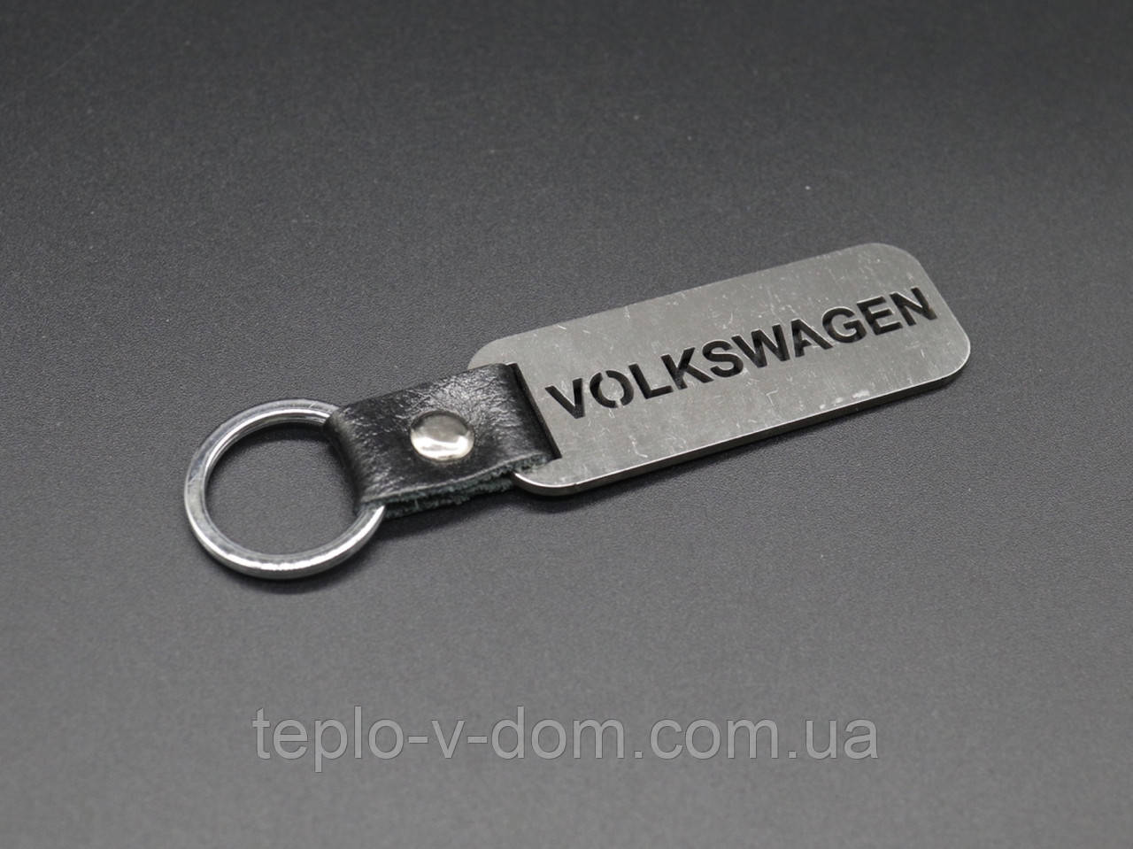Брелок металевий. VOLKSWAGEN. 10х2,5см