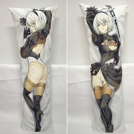 Дакімакура NieR: Automata 2b (54см х 18см) | Аніме подушка