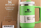 Термос термочашка Stanley Quencher H2.0 Tumbler з нержавіючої сталі 1,18 л Citron KT6007821, фото 4