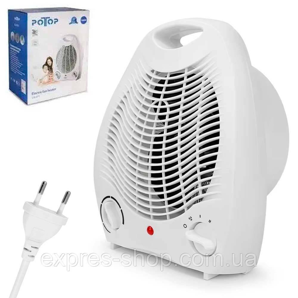 Тепловентилятор 2000Вт (3 режима), від мережі, Ротор LQ-501 / Дуйчик / Обігрівач електричний / Дуйка, фото 1